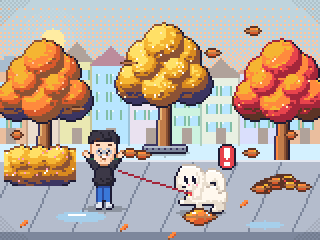 The Wet Leaf: Autumn walks. Every wet leaf must go!