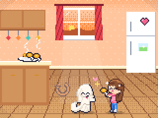 Anything for Chicken: She'll do ANY trick for chicken. Any!